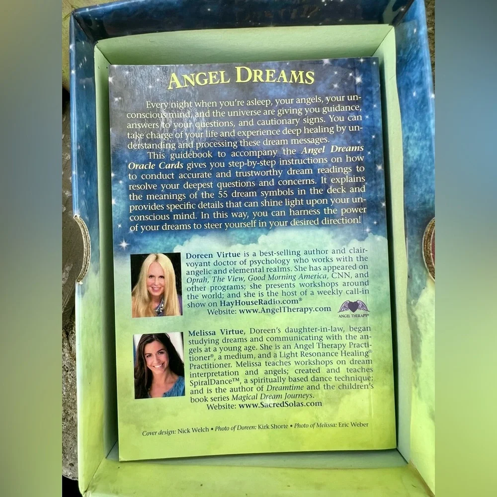 Angel Dreams Oracle Cards & Guidebook β Doreen Virtue & Melissa Virtue - Picture 15 of 15
